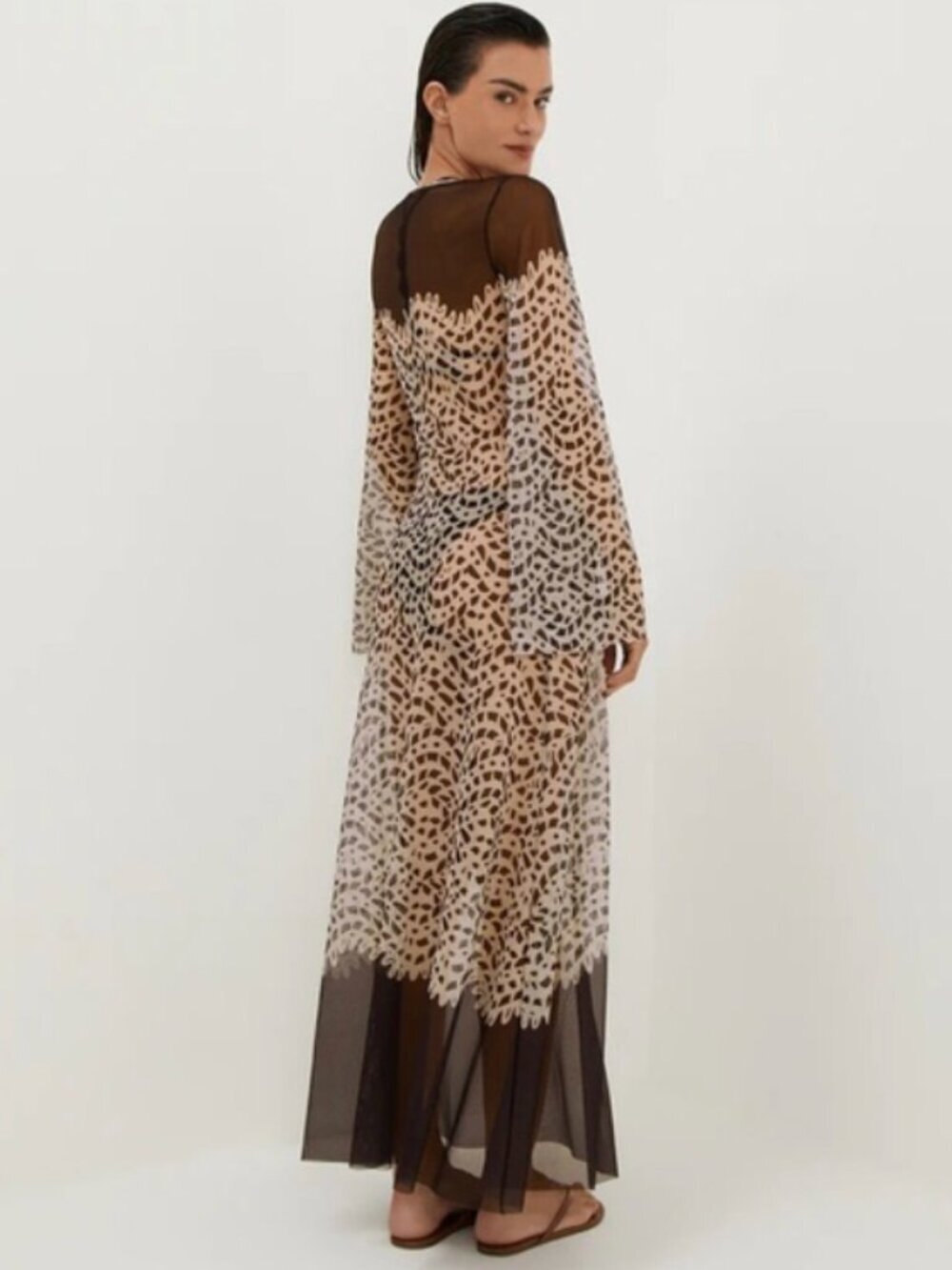 Caroline Constas Mesh Beach Cover Up - Picture 2 of 10